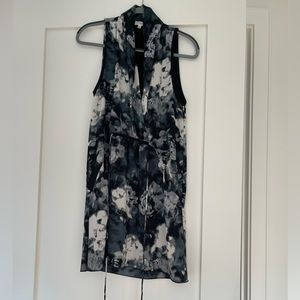 Wilfred Blue/Grey-Patterned Dress, Size M